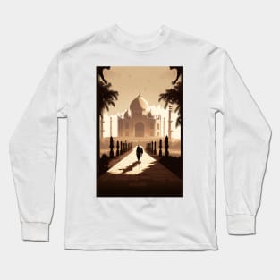 The Taj Mahal at Sunset Long Sleeve T-Shirt